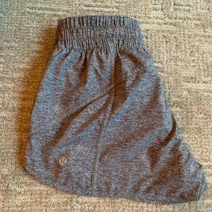 Lululemon Heather Grey Tracker Short 4"